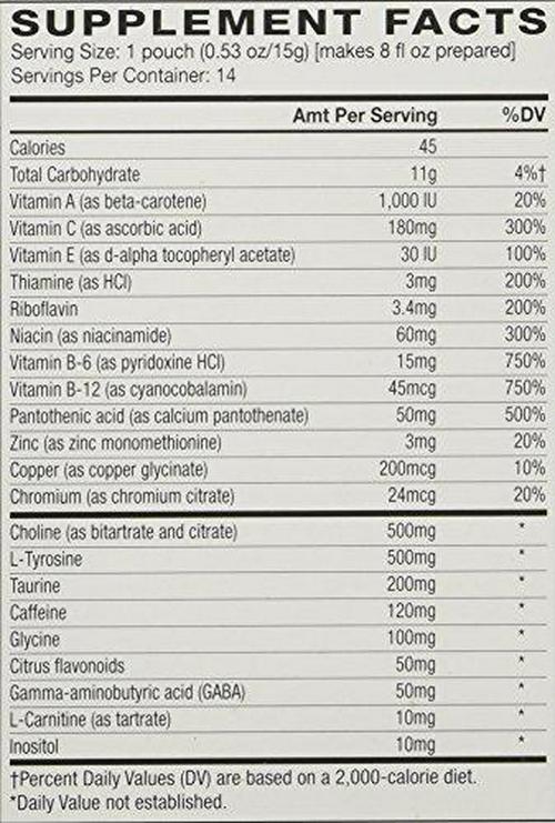 Advocare Spark Energy Drink 14-0.25 oz single serve pouches - Mandarin Orange