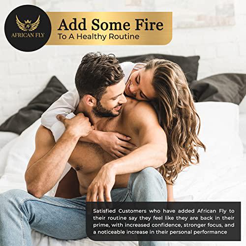 African Fly - All Natural Vegan Supplement for Men (& Women) 40, 50, 60 Plus Years Old (Also Pre Or Post Workout)