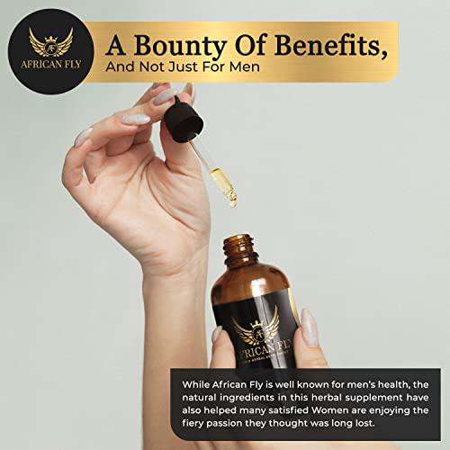 African Fly - All Natural Vegan Supplement for Men (& Women) 40, 50, 60 Plus Years Old (Also Pre Or Post Workout)
