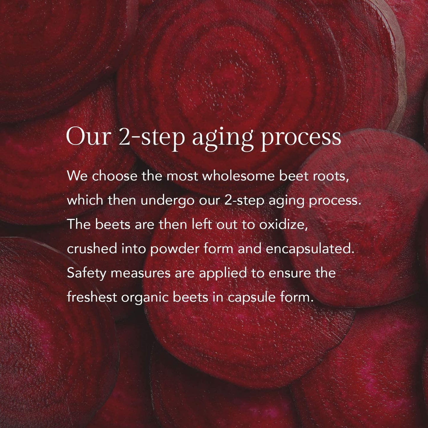 Aged Beet Root Capsules - Beet Pills for High Blood Pressure and Stamina - Organic Beet Root Powder - Nitric Oxide Supplement - Nitrate No Sugar - 30 Capsules - Beet Root Supplement - Super Beets