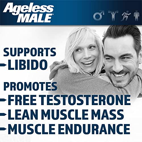 Ageless Male Free Testosterone Booster and Super Beta Prostate Supplement for Men - Boost Free Testosterone and Reduce Frequent Nighttime Bathroom Trips with Science-Based Formulas