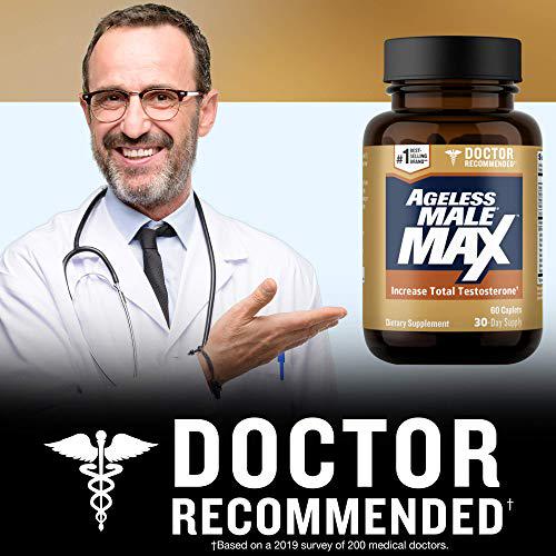 Ageless Male Max Total Testosterone Booster and Ruby Reds Superfood Supplement - Boost Total Testosterone and Support Overall Health with Powerful Fruit and Vegetable Superfood