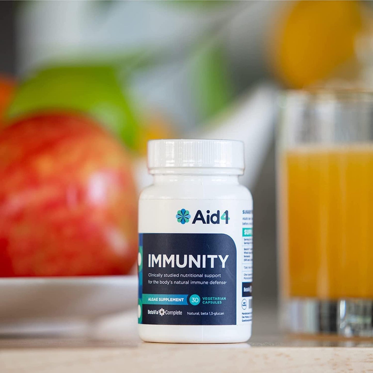 Aid4 Immunity | Superfood Immune Health Support from Algae (Beta 1,3-Glucan)