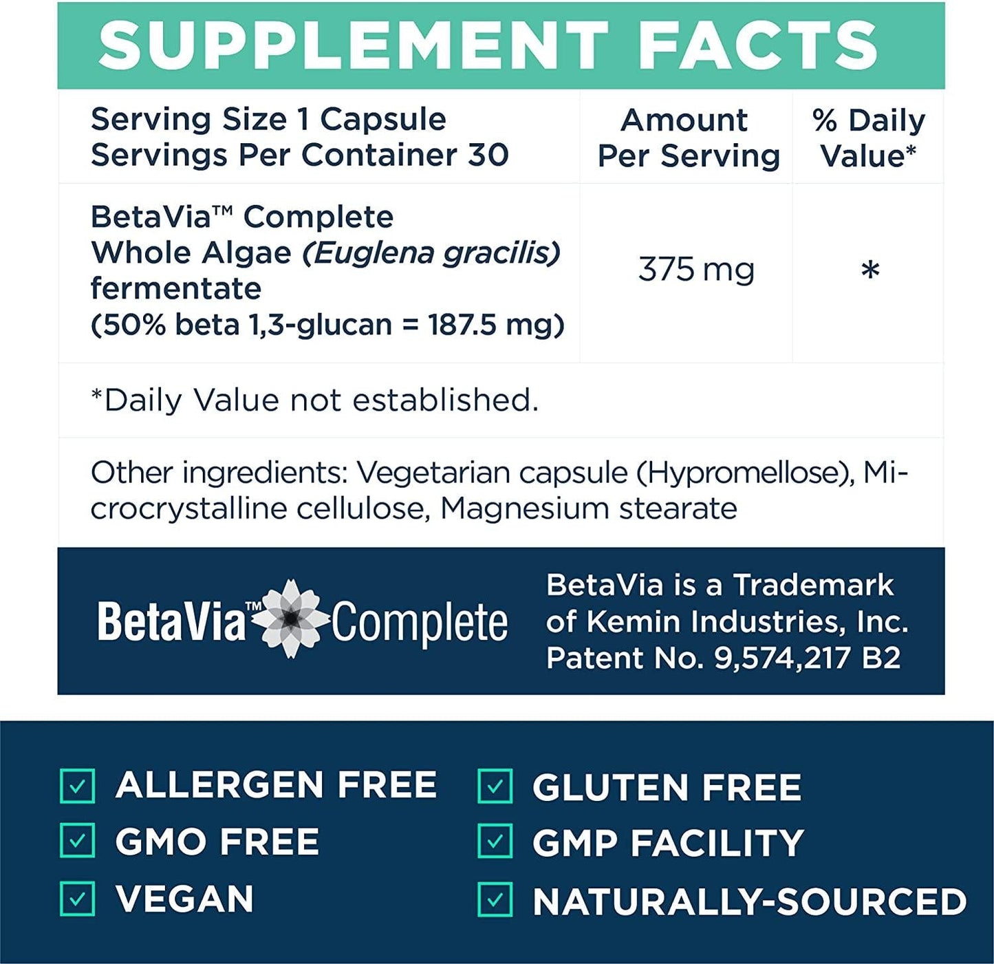 Aid4 Immunity | Superfood Immune Health Support from Algae (Beta 1,3-Glucan)