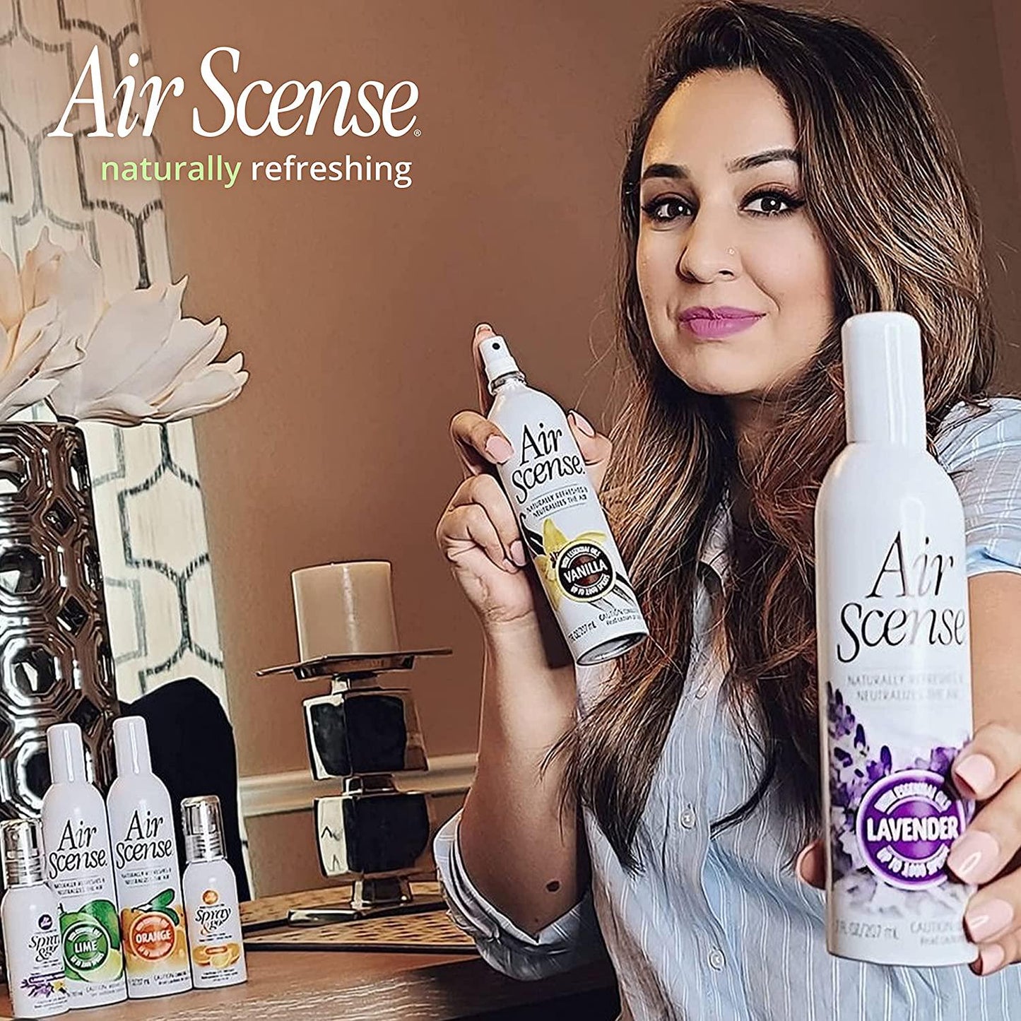 Air Scense Essential Oil Air Freshener, Vanilla, 7 Ounce