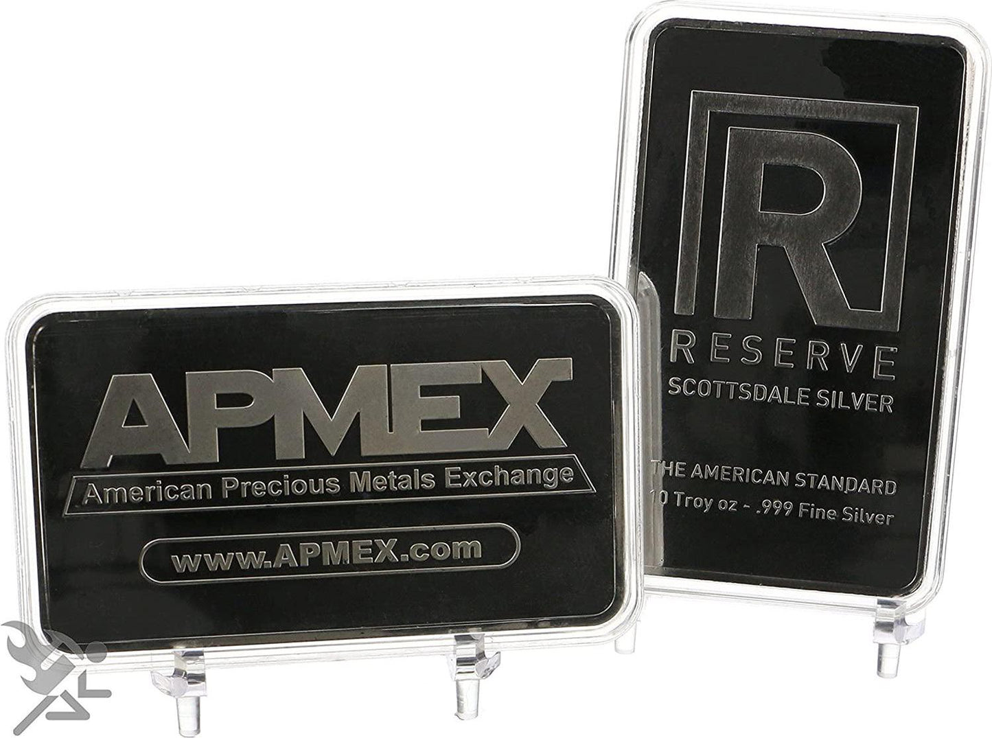 Air-Tite 10oz Silver Bar Direct Fit Capsule Holders, 10 Pack