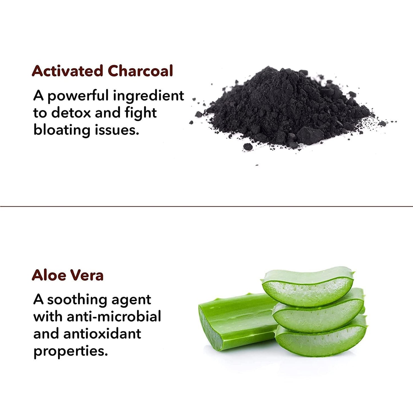 Akiva Superfoods Activated Charcoal Aloe Vera Daily Detox Shot, Bloating Relief, 2oz. Ready to Drink Servings (Pack of 30)