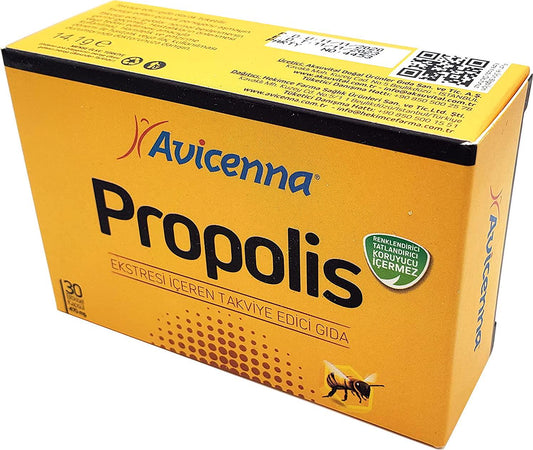 Aksu Vital Avicenna Bee Propolis Supplement, 470mg 30 Vegan Capsules