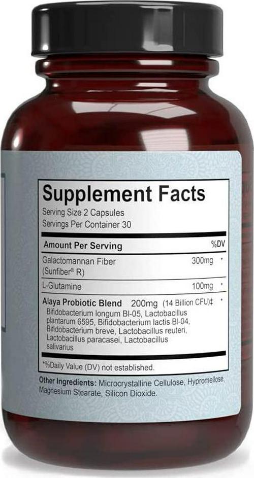 Alaya Naturals - Advanced Probiotic with Prebiotic, 4.4 Billion CFU Supports Gut Health, Delayed Release, 60 Capsules