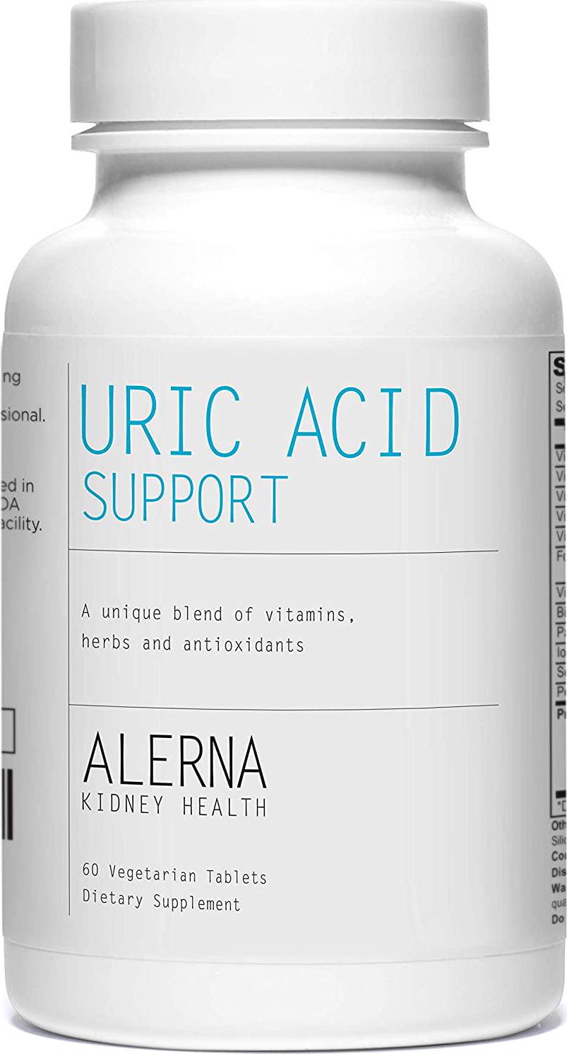 Alerna Kidney Health: Uric Acid Support with Tart Cherry , Celery Extract , Turmeric , Quercetin , and More to Support Normal Kidney Function - 3 Bottles