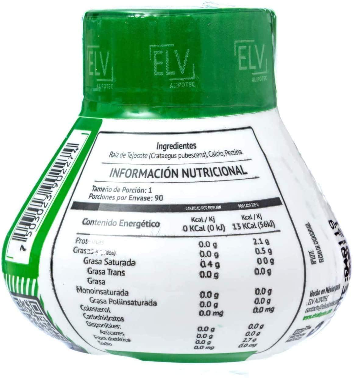 Alipotec ELV Tejocote Root Weight Management - Original Design - 1 Bottle (3 Month Treatment) - Most Popular, All-Natural Weight Supplement in Mexico