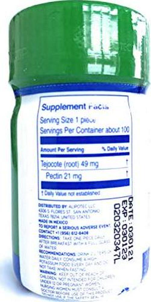 Alipotec Raiz de Tejocote Root 100% Pure Root Pieces 90 Day Supply New More Secure FDA Compliant USA Packaging