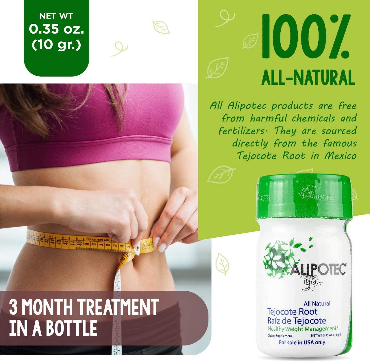 Alipotec Tejocote Root Treatment 2 Pack - 6 Month Supply - Mexico Version