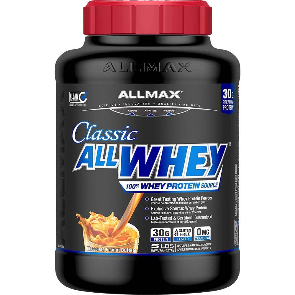 AllMax All Whey Classic Pure Whey Protein Blend - Choc Pbutter - 2.27kg