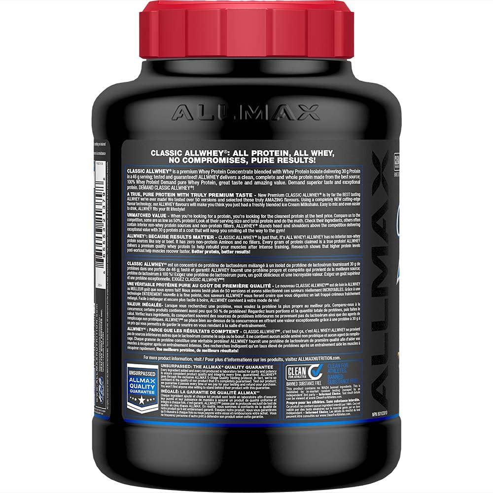 AllMax All Whey Classic Pure Whey Protein Blend - Choc Pbutter - 2.27kg
