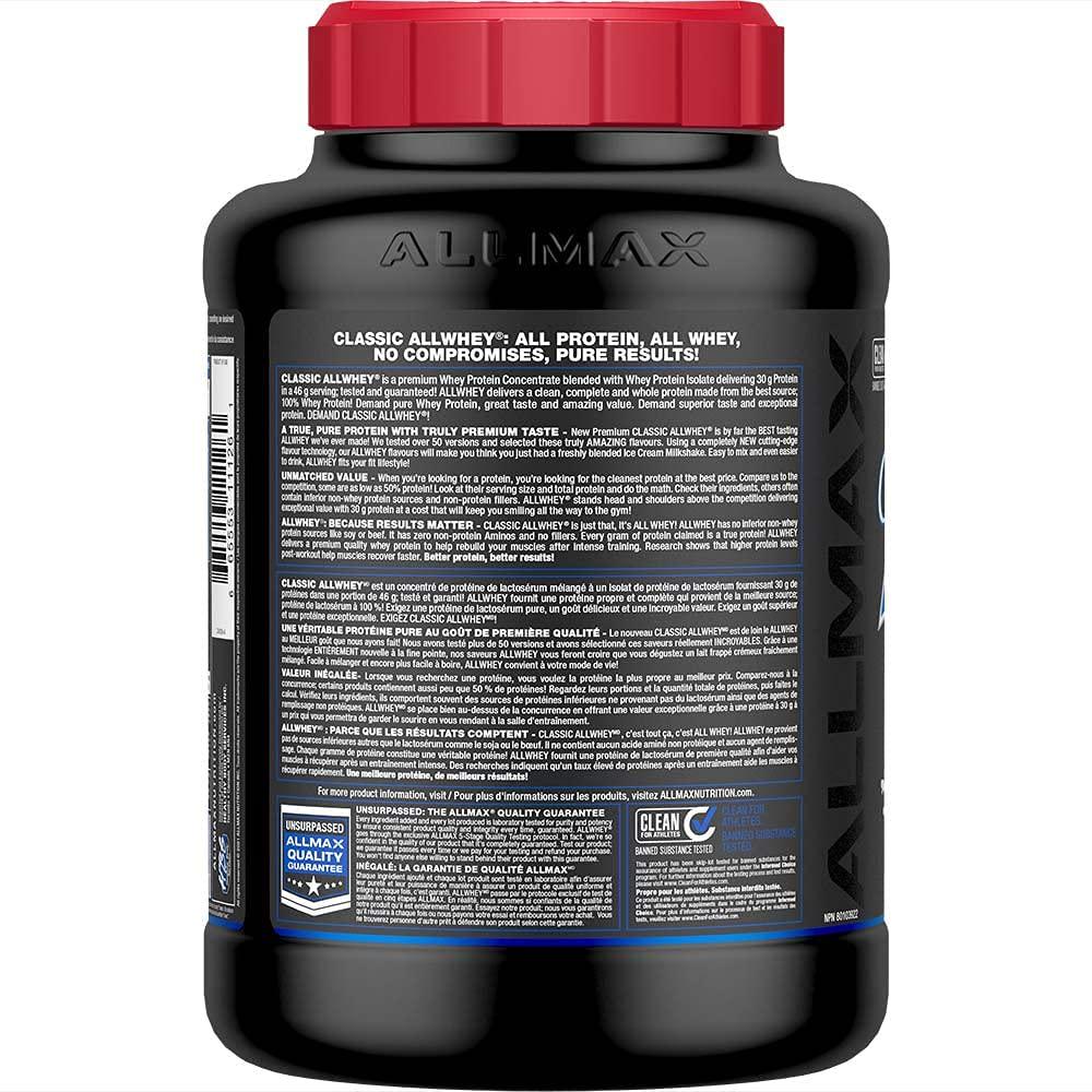 AllMax All Whey Classic Pure Whey Protein Blend - French Vanilla - 2.27kg