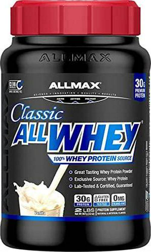 AllMax All Whey Classic Pure Whey Protein Blend - French Vanilla - 907g
