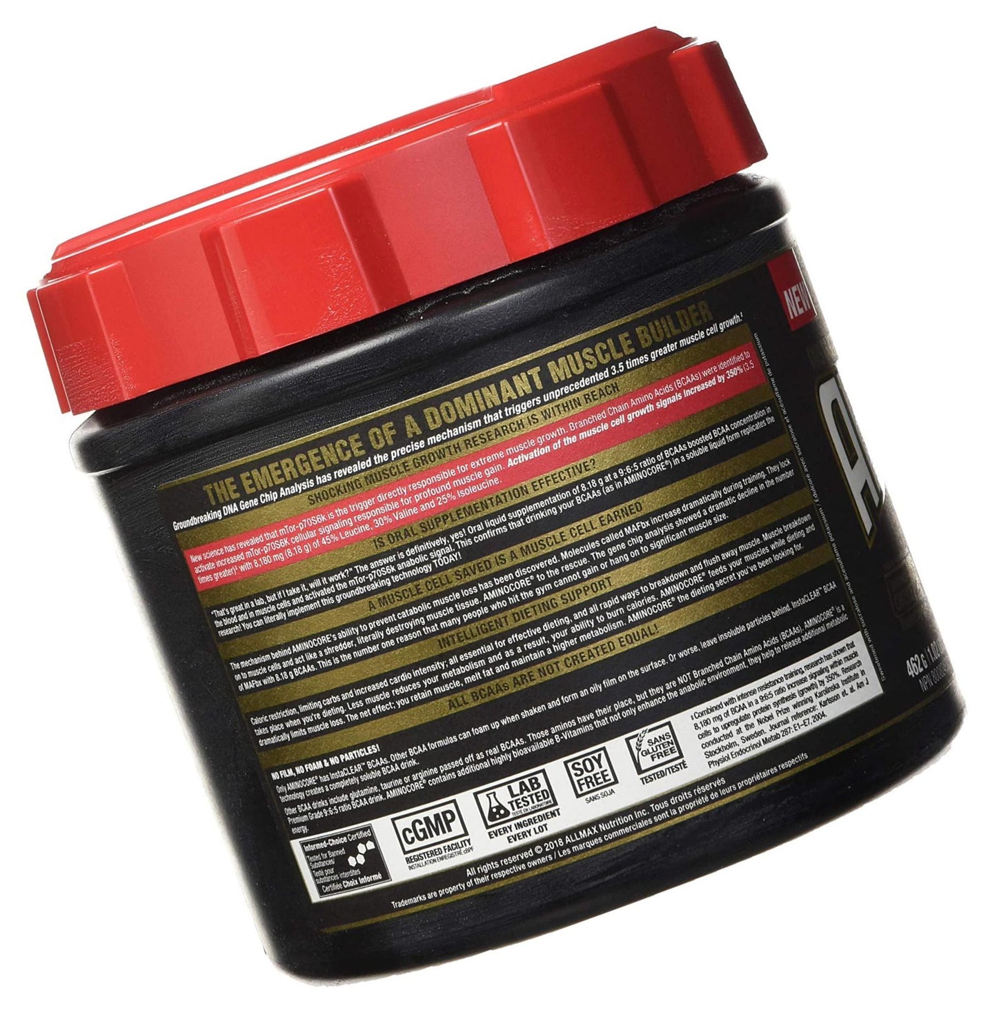 AllMax Aminocore Instantized BCAAs Fruit Punch - 44 serve, Fruit Punch, 462 Grams