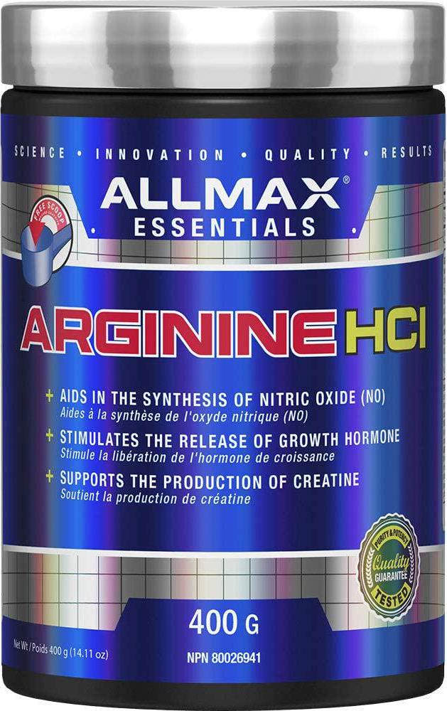 AllMax Arginine HCI - 100% Pure Pharm Grade Arginine, 400 Grams