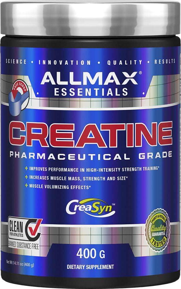 AllMax Creatine 100% Micronized Creatine Monohydrate, 400 Grams