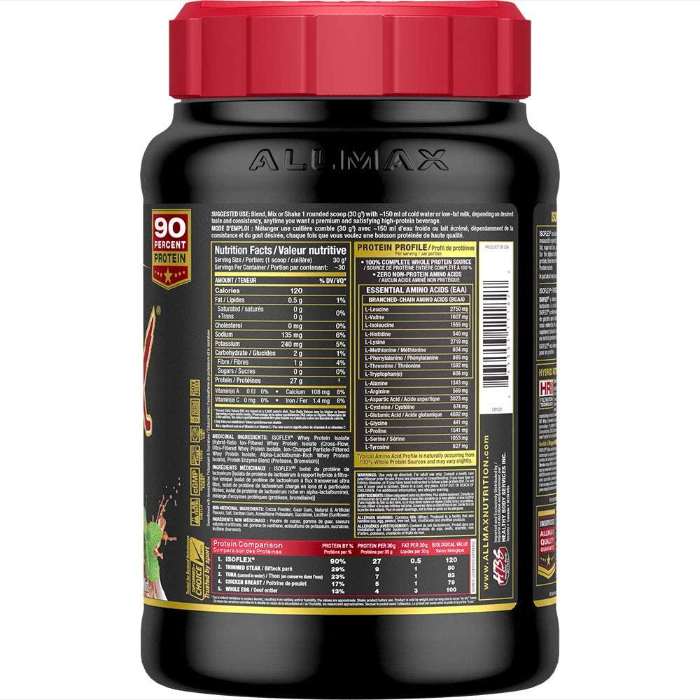 AllMax IsoFlex Pure WPI - Chocolate Mint - 907g 907g