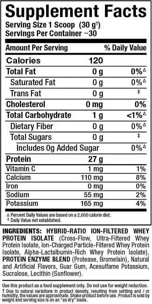 AllMax IsoFlex Pure WPI - Banana - 907g 907g