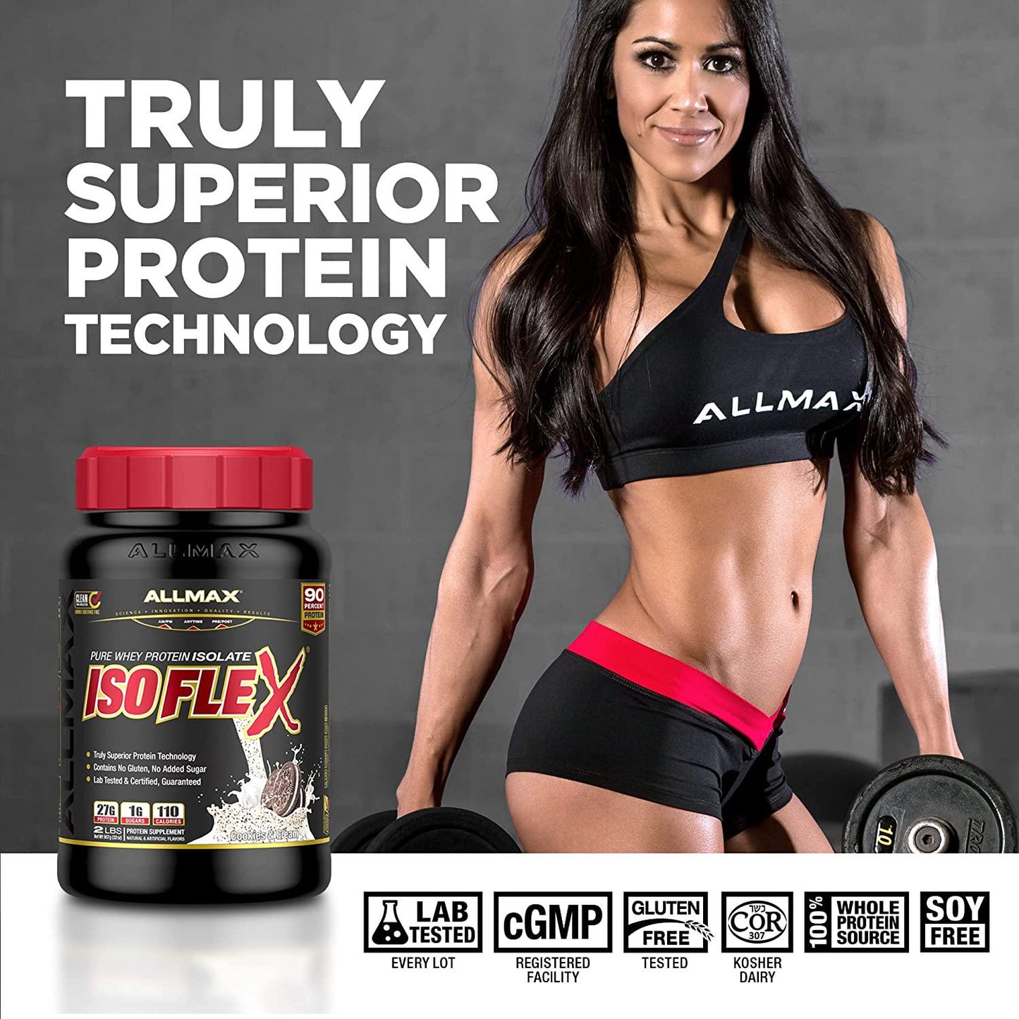AllMax IsoFlex Pure WPI - Banana - 907g 907g