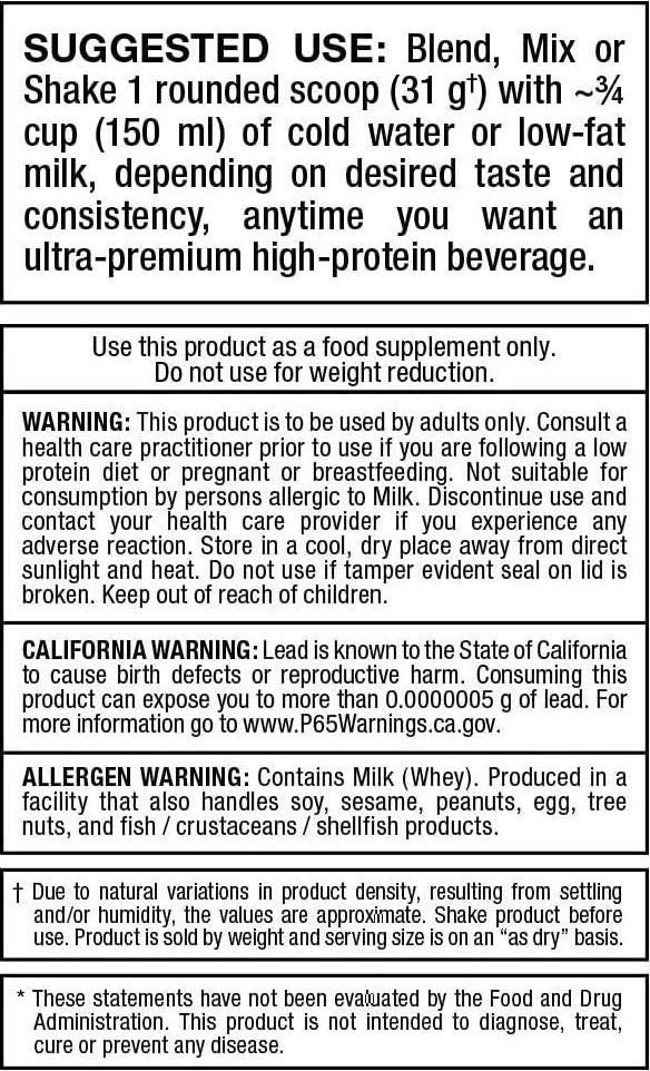 AllMax IsoNatural Natural Whey Protein Isolate, Chocolate, 907g 907g