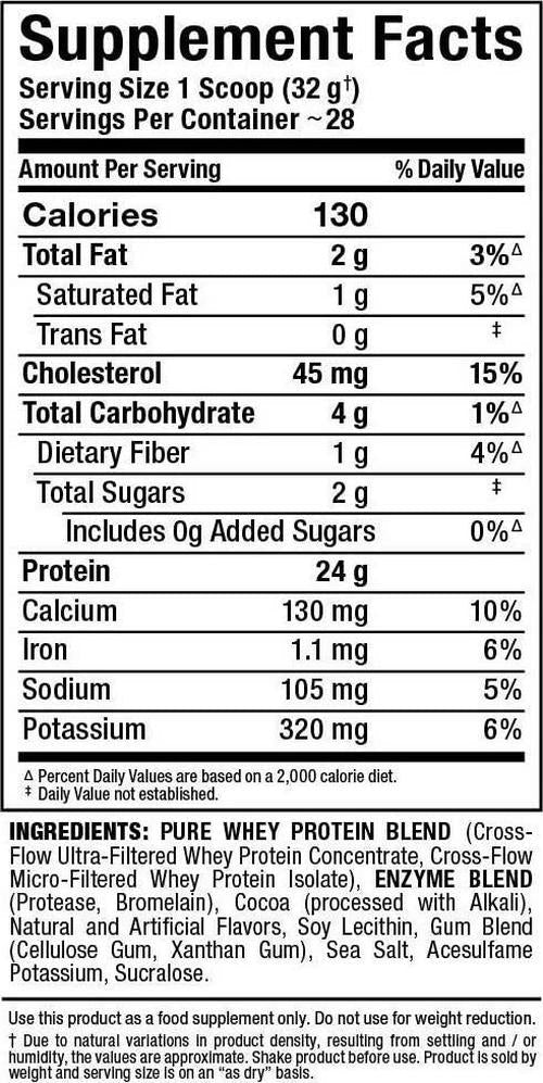 AllMax Nutrition - AllWhey Gold Premium Isolate/Whey Protein Blend Chocolate - 2 lbs.