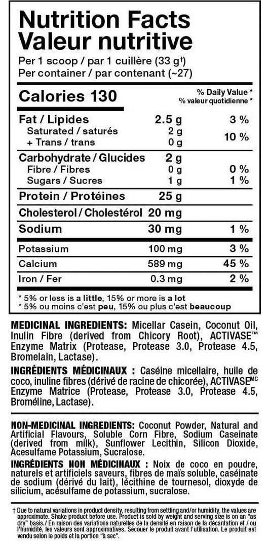 AllMax Nutrition - CaseinFX Ultra-Slow Release Protein Vanilla - 2 lbs.