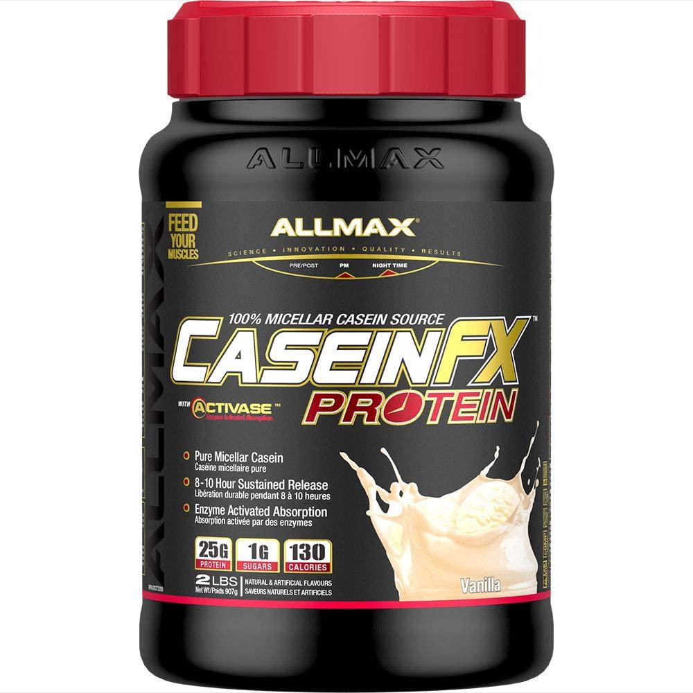 AllMax Nutrition - CaseinFX Ultra-Slow Release Protein Vanilla - 2 lbs.