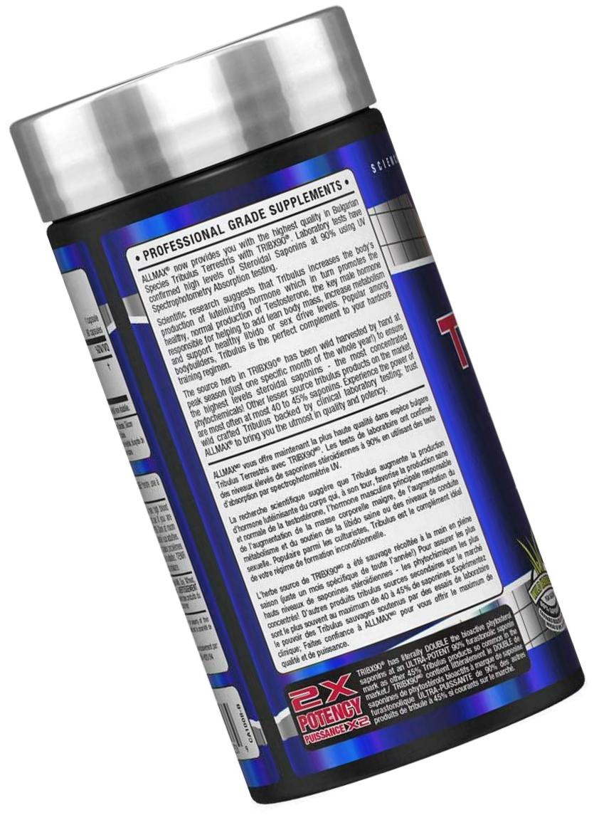 AllMax TribX90 Tribulus Terrstris Bulgarian Species, 90c