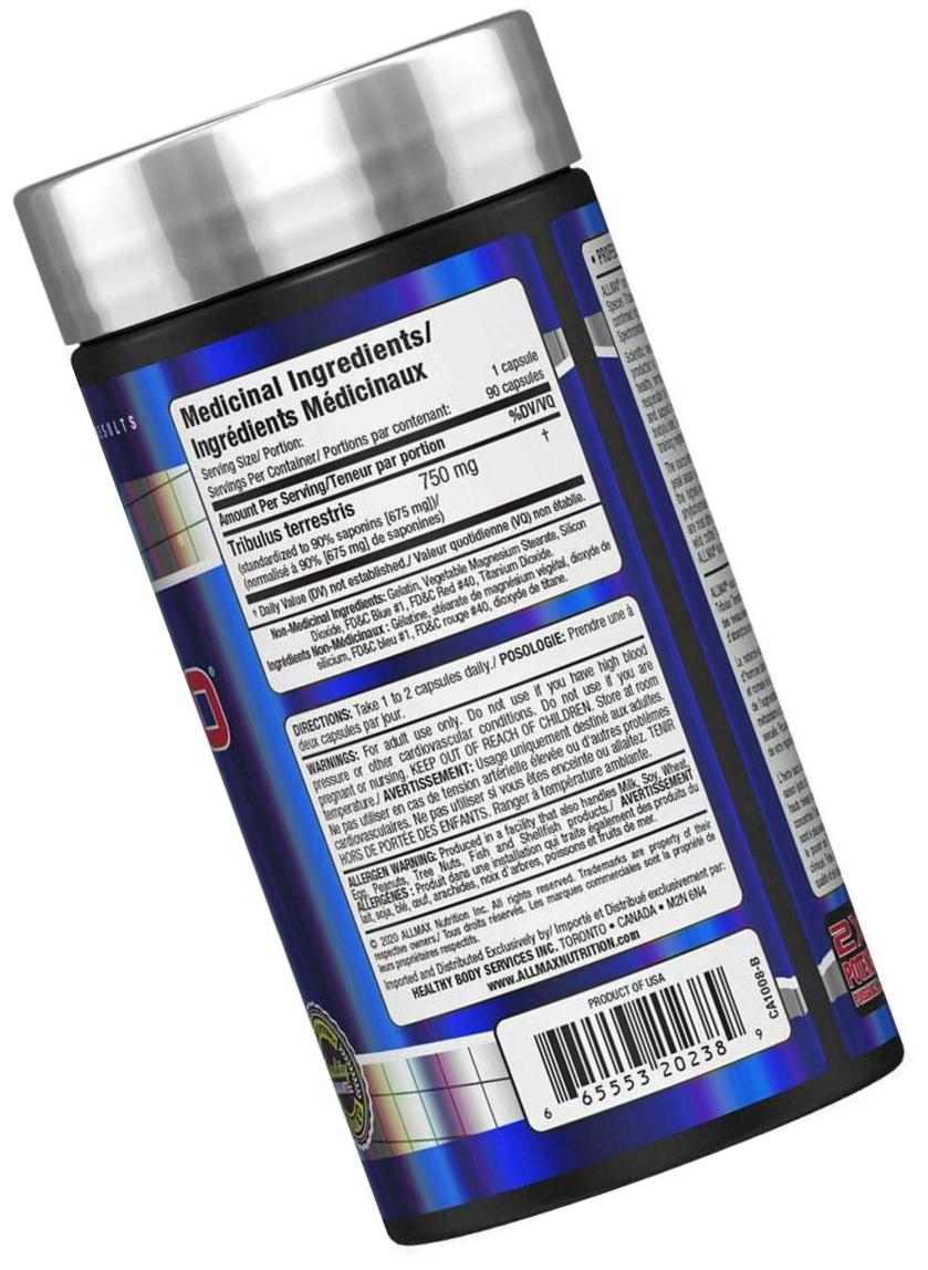 AllMax TribX90 Tribulus Terrstris Bulgarian Species, 90c