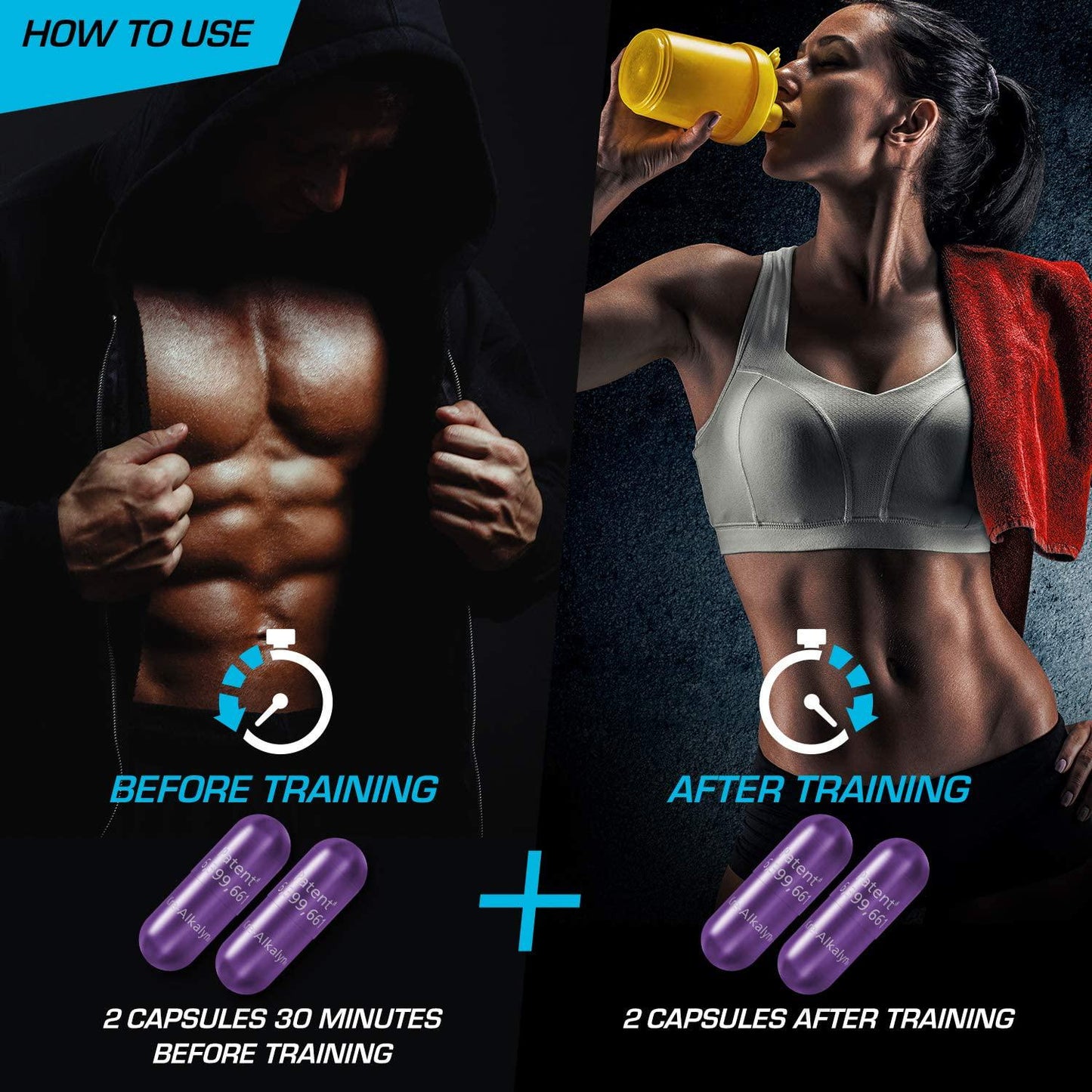 All American EFX Kre-Alkalyn for Muscle Growth and Performance - 20 MORE FREE, 192 Total