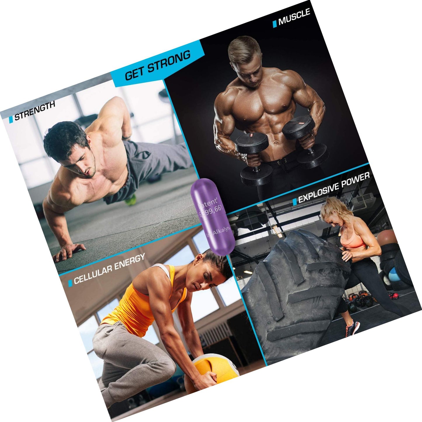 All American EFX Kre-Alkalyn for Muscle Growth and Performance - 20 More Free, 192 Total