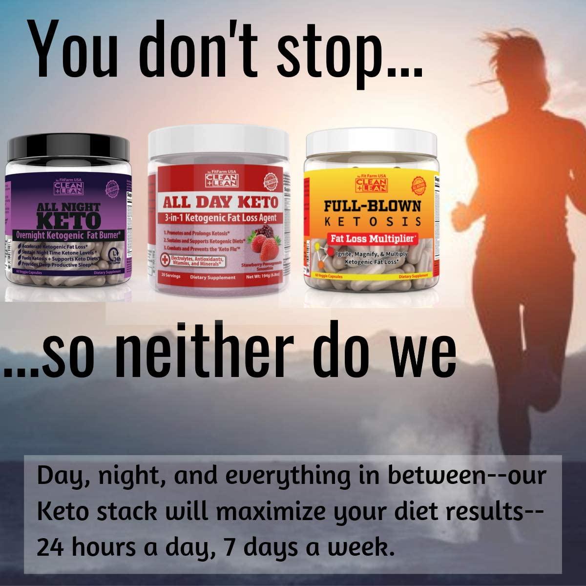 All Day Keto 3-in-1 Ketogenic Fat Loss Agent-Ignite Ketosis, Propel Your Keto Diet