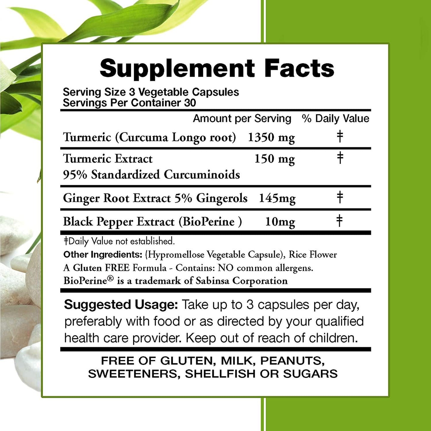 All Natural Anti-Inflammatory Ultra by Moms for Nutrition - 1650 mg Turmeric Curcumin Advanced