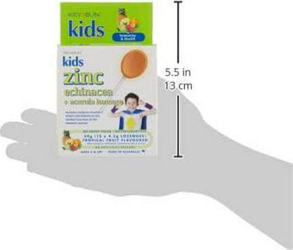 All Natural Kids Zinc + Vitamin C,, Tropical fruit 0.075 grams