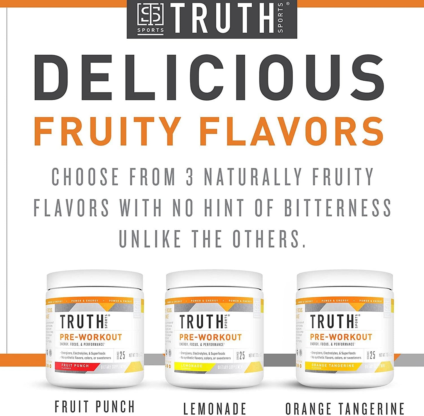 All Natural Pre Workout Powder- Plant Based, Keto and Vegan Friendly Preworkout - Energy, Focus and Performance - Boost Muscle Strength and Endurance- Truth Nutrition (30 Servings - Lemonade)