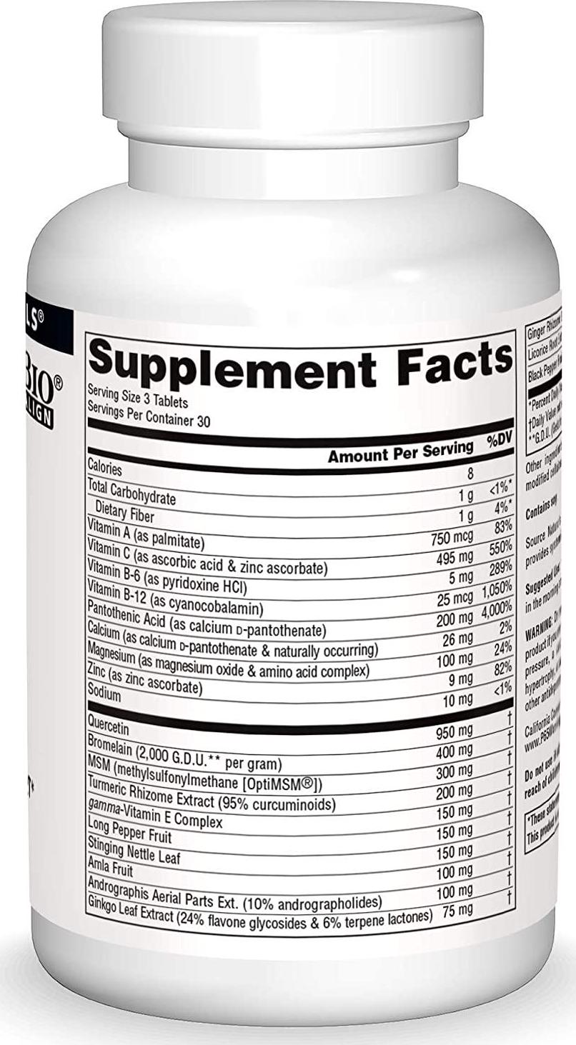 Aller-Response Source Naturals, Inc. 90 Tabs