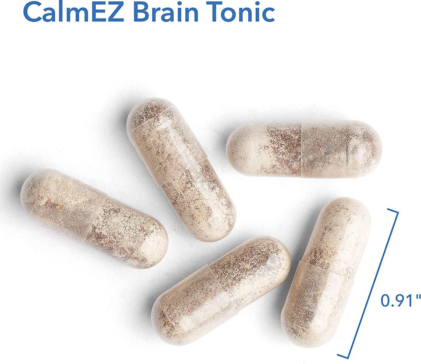 Allergy Research Group - CalmEZ Brain Tonic - Stress and Sleep Support - 150 Vegetarian Capsules
