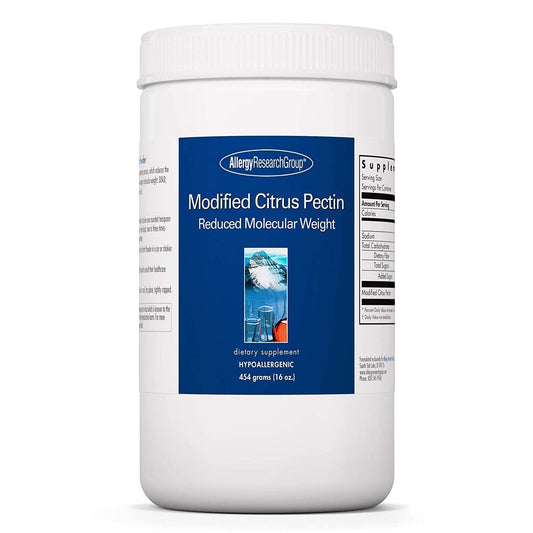 Allergy Research Group - Modified Citrus Pectin Powder - Low Molecular Weight - 454 g (16 oz)