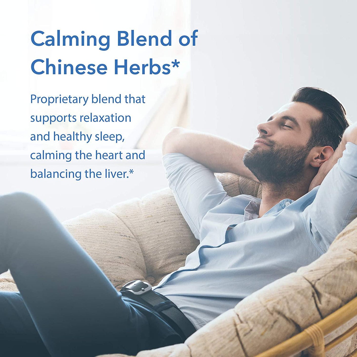 Allergy Research Group - CalmEZ Brain Tonic - Stress and Sleep Support - 150 Vegetarian Capsules