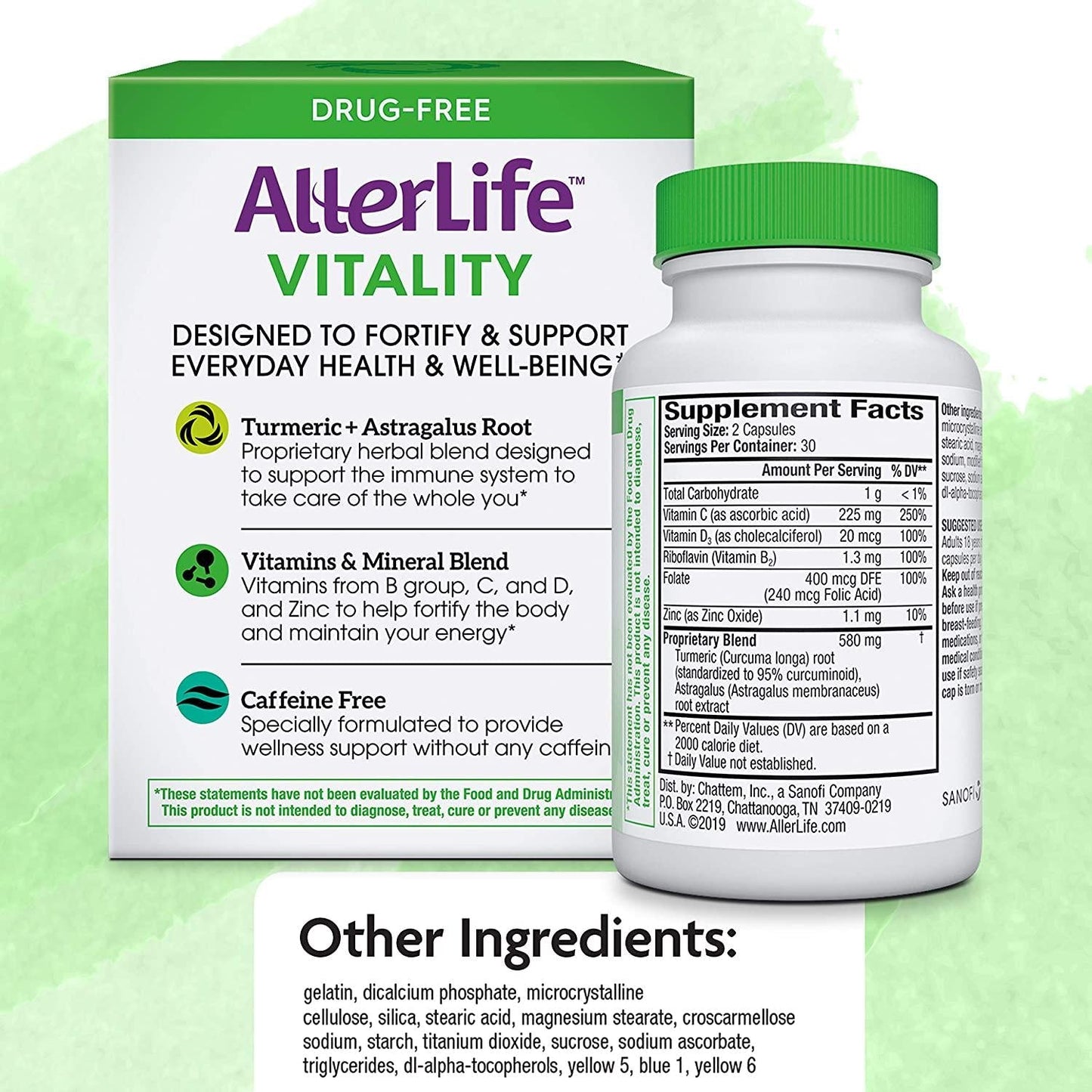 Allerlife Vitality Tablets, Allergy Supplement, 20Count