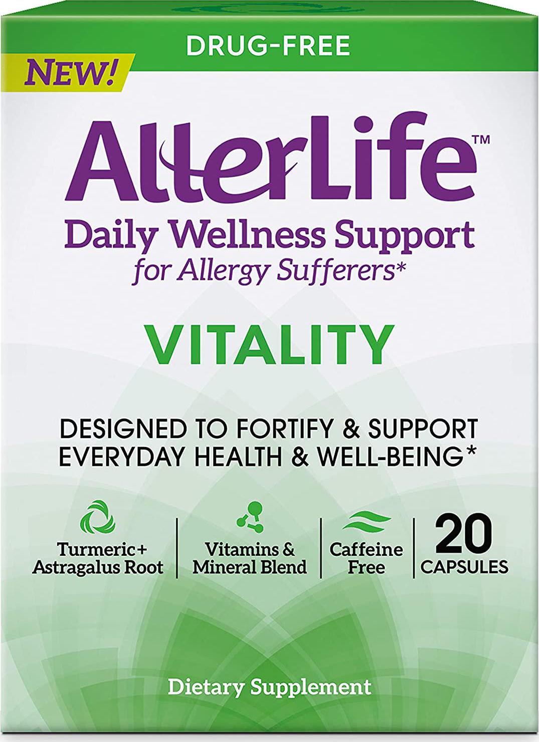 Allerlife Vitality Tablets, Allergy Supplement, 20Count