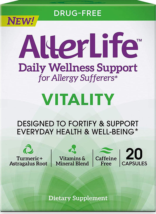 Allerlife Vitality Tablets, Allergy Supplement, 20Count
