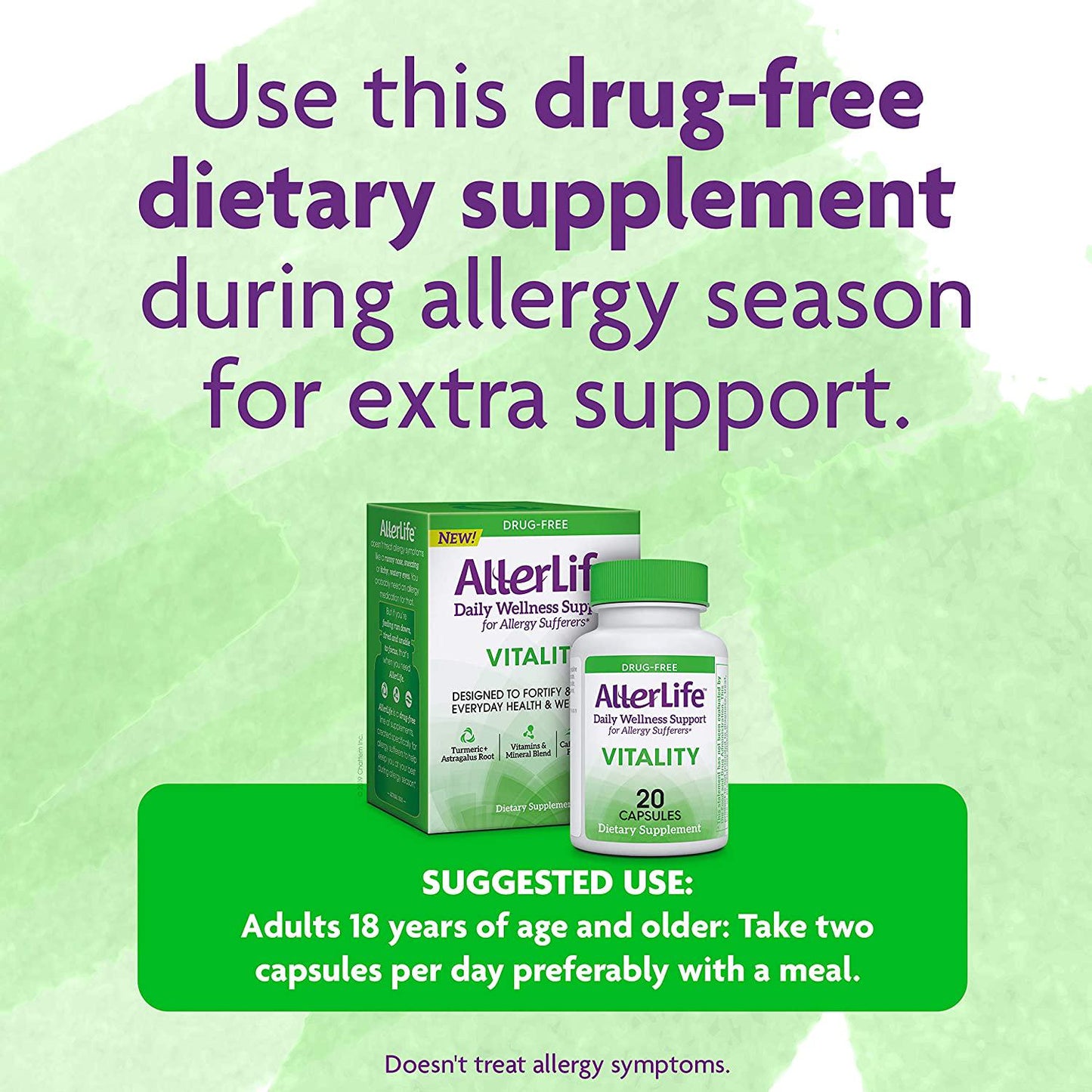 Allerlife Vitality Tablets, Allergy Supplement, 20Count