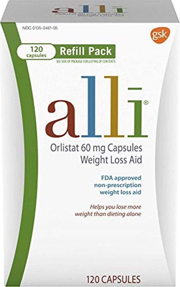 Alli Weight Loss Aid Refill 60mg-120 Capsules by alli