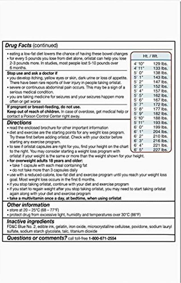 Alli Weight Loss Aid Refill 60mg-120 Capsules by alli