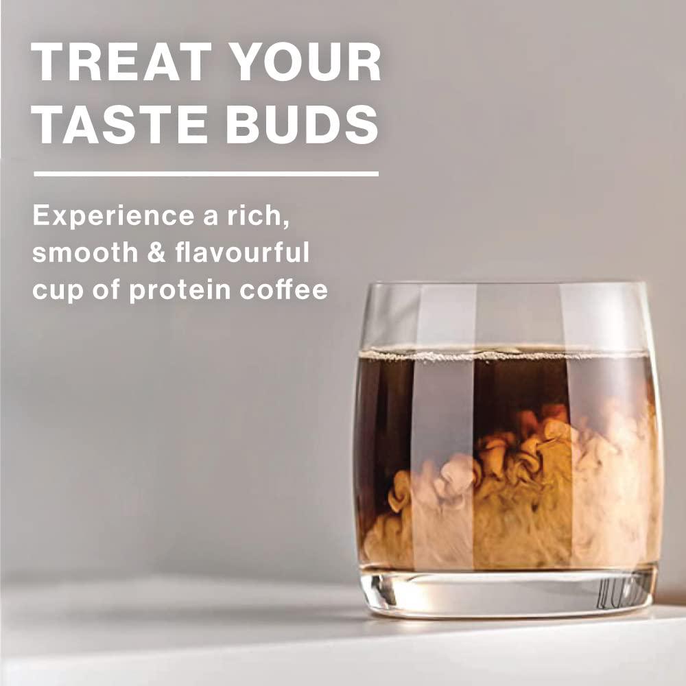 Allo Caramel Protein Powder Coffee Creamer | Gluten-Free, Clump-Free, Sugar-Free | 10 Grams of Hydrolyzed Whey Protein Powder | Dissolves in Hot Lattes, Matcha, Tea, Hot Chocolate | 10 Per Box